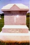 George Dripps tombstone