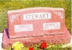 Delbert and Anita Stewart tombstone