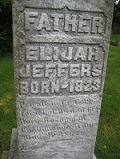 Elijah Jeffers tombstone